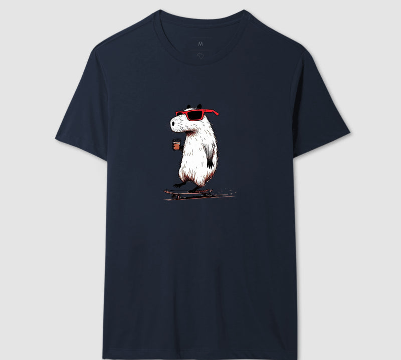 Camiseta Skate Capivara