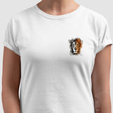 Camiseta Leão Preto e Amarelo
