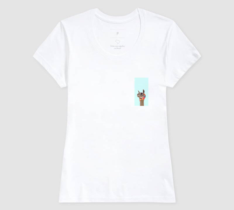 Camiseta Lhama Que Eu Vou