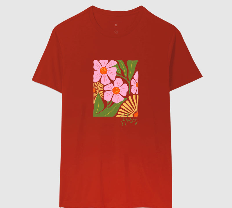 Camiseta Flores