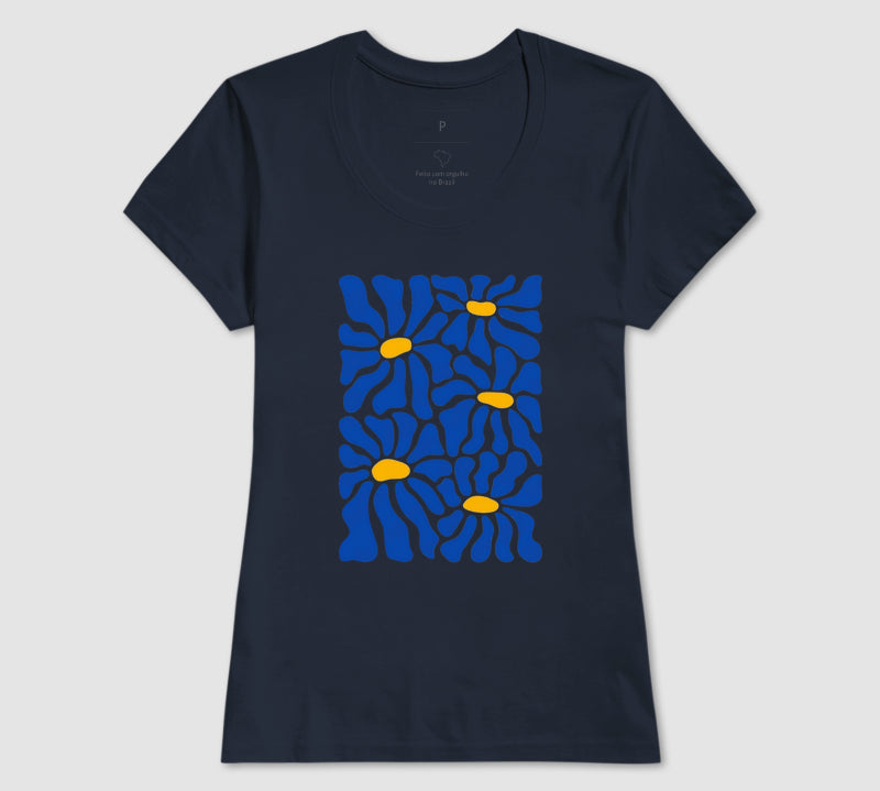Camiseta Primavera Azul