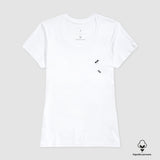 Camiseta Passos de Formiga | Algodão Peruano |