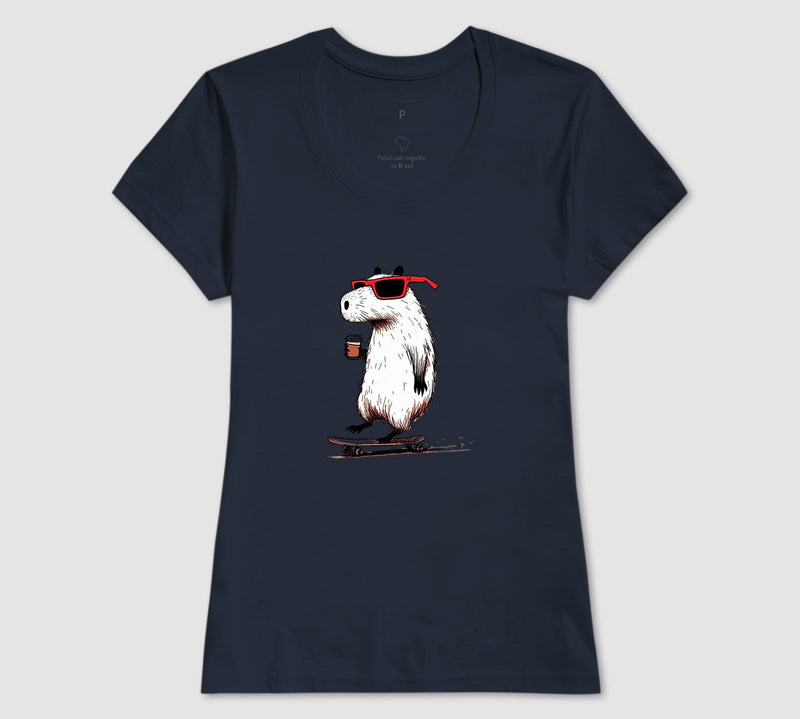 Camiseta Skate Capivara