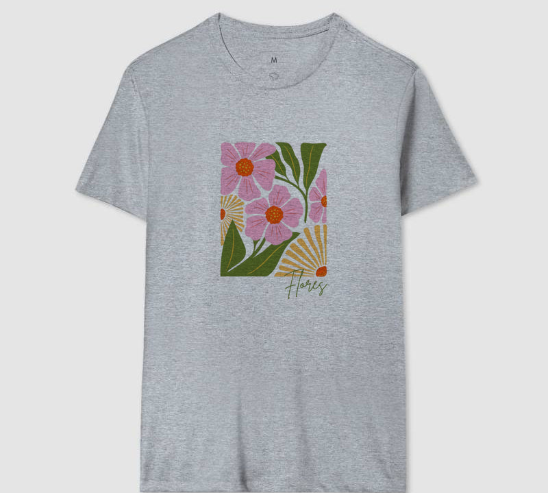 Camiseta Flores