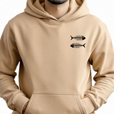 Hoodie Minimal Fishbone