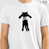 Camiseta Gato No Colo | Algodão Peruano |