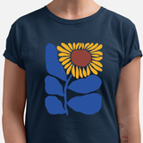 Camiseta Girassol Marinho