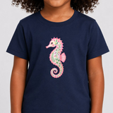 Camiseta Infantil Jardim Marinho
