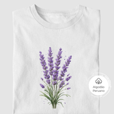 Camiseta Lavanda | Algodão Peruano |