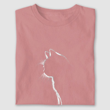 Camiseta Luar Felino Rosa