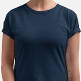 Camiseta Básica Lisa Marinho
