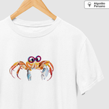 Camiseta Nerdy Crab | Algodão Peruano |