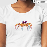 Camiseta Nerdy Crab | Algodão Peruano |