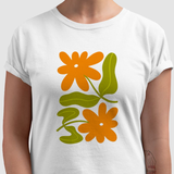 Camiseta Orange Bloom