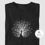 Camiseta Moonlight Peacock | Algodão Peruano |