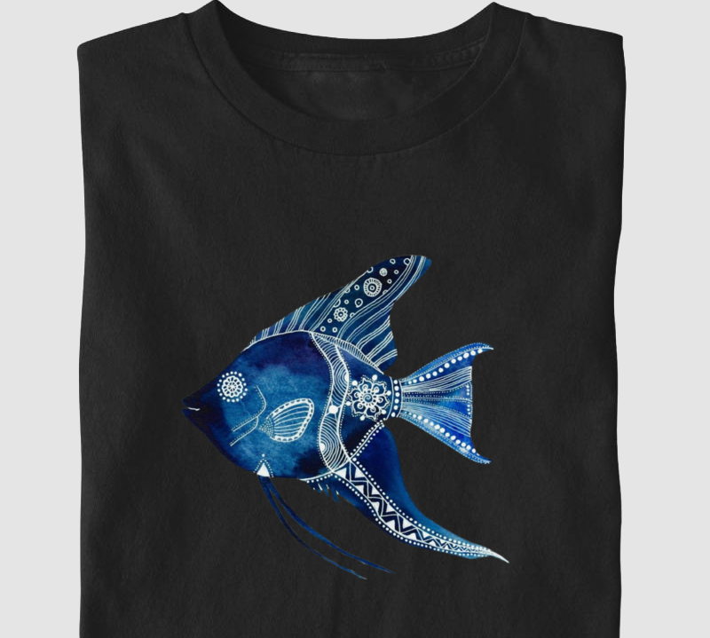 Camiseta Peixe Azul