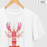 Camiseta Pink Lobster | Algodão Peruano |