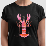 Camiseta Pink Lobster Preta