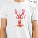 Camiseta Pink Lobster | Algodão Peruano |