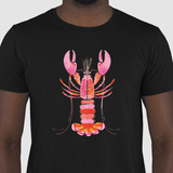 Camiseta Pink Lobster Preta