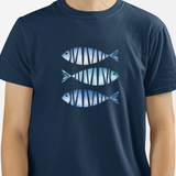 Camiseta Tre Pesci Marinho