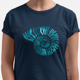 Camiseta Vintage Shell Marinho