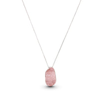 Alter Raw Necklace - Rose Quartz - Alke