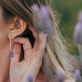 Magic Drop Earrings - Amethyst - Alke