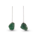 Magic Drop Earrings - Green Quartz - Alke